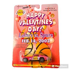 1 of 5,000 LA Lakers die-cast collector car